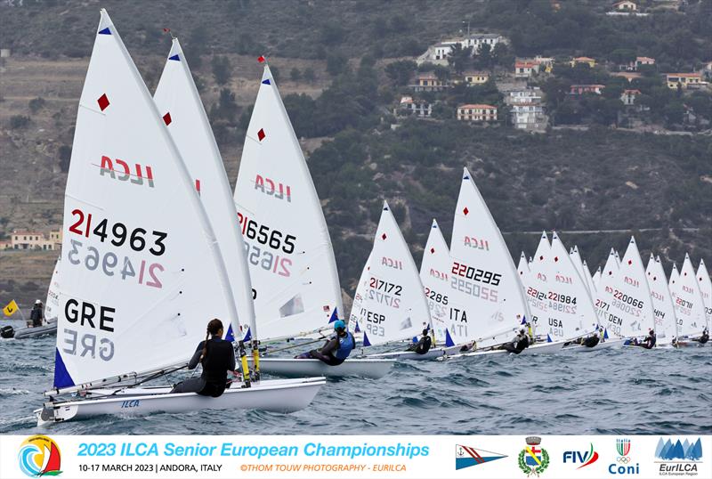 2023 Campionati Europei Senior ILCA al Circolo Natico Andorra, Italia