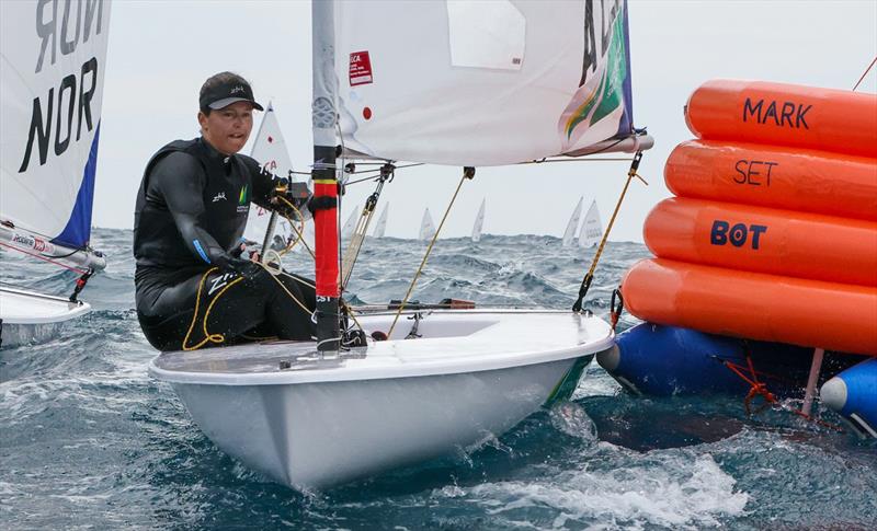Elyse Ainsworth in action - ILCA European Championships - photo © Thom Touw Sailing Photographer
