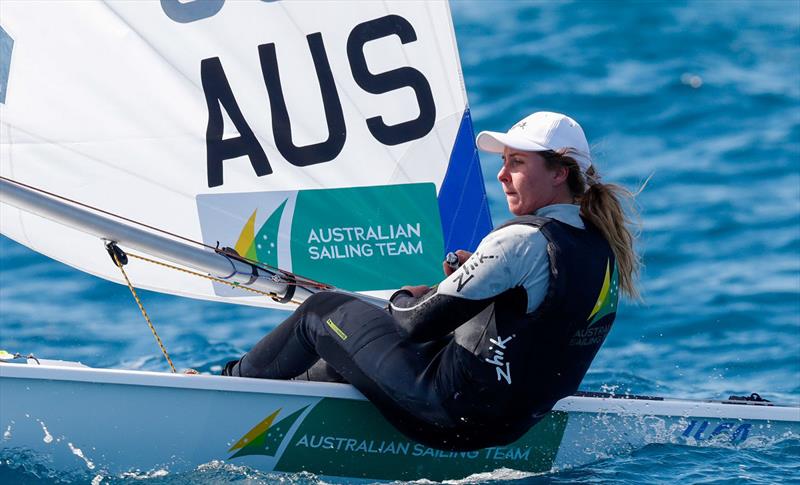 Zoe Thomson posted a seventh in Race 7 - ILCA European Championships 2023 photo copyright Thom Touw Sailing Photographer taken at  and featuring the ILCA 6 class