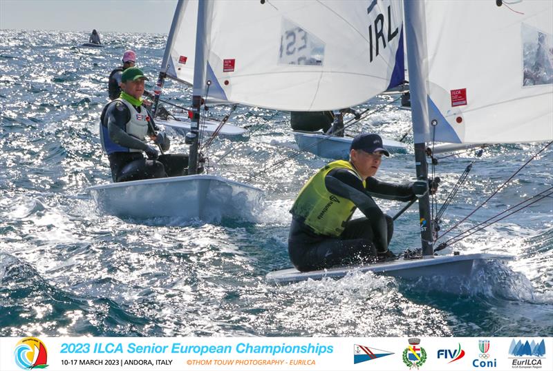 ILCA European Championships day 5 photo copyright Thom Touw Photography / EurILCA taken at Circolo Nautico Andora and featuring the ILCA 6 class