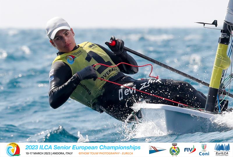 Marit Bouwmeester wins the ILCA 6 Women's fleet at the ILCA European Championships - photo © Thom Touw Photography / EurILCA