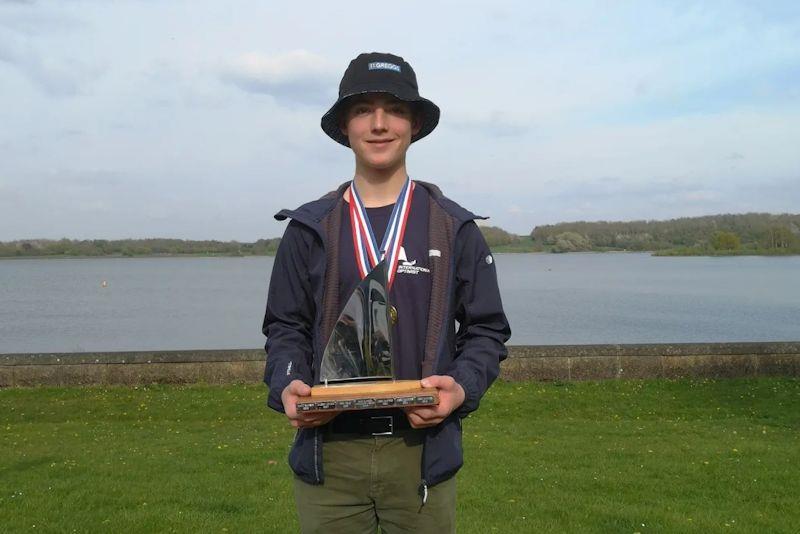 Jacob Bennett wins overall - Derbyshire Youth Sailing starts the 2023 season at Burton photo copyright Joanne Hill taken at Burton Sailing Club and featuring the ILCA 6 class