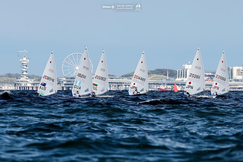 2023 Allianz Sailing World Championships Day 3 photo copyright Sailing Energy / World Sailing taken at  and featuring the ILCA 6 class