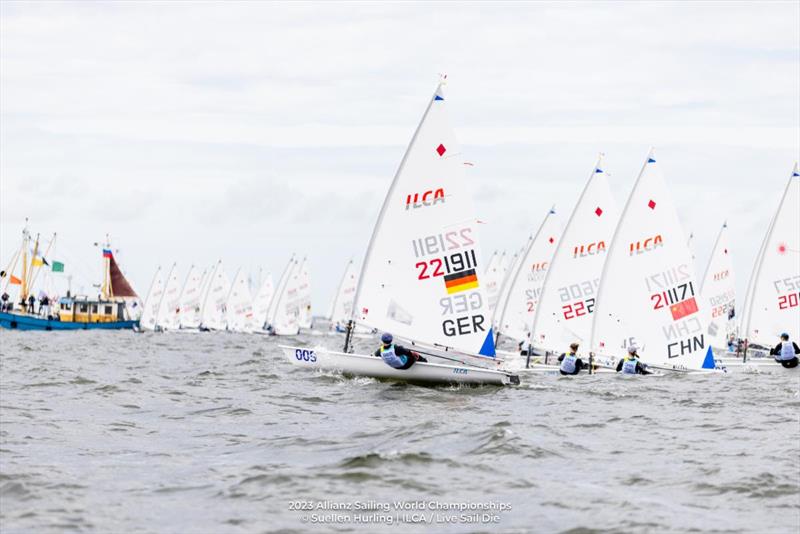 2023 Allianz Sailing World Championships Day 3 - photo © Suellen Hurling / Live Sail Die / ILCA