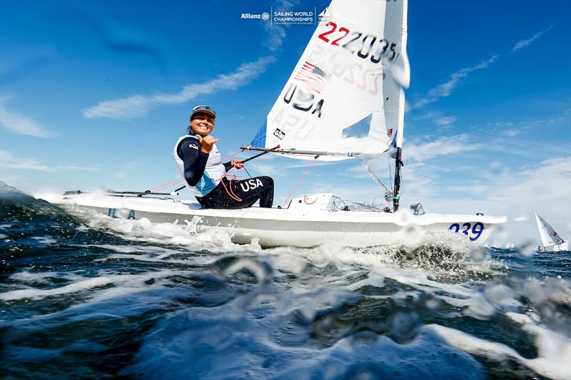 2023 Allianz Sailing World Championships Day 4 photo copyright Sailing Energy / World Sailing taken at  and featuring the ILCA 6 class