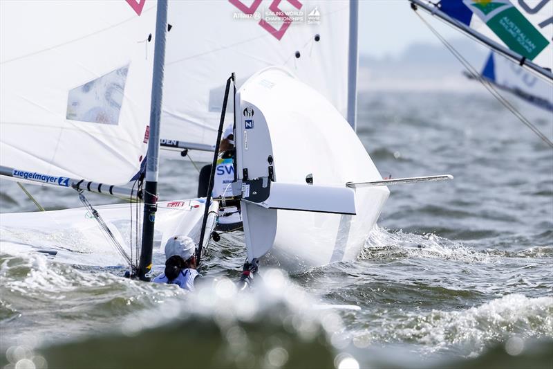 2023 Allianz Sailing World Championships Day 6 photo copyright Sailing Energy / World Sailing taken at  and featuring the ILCA 6 class
