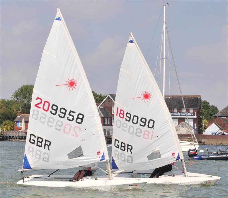 Burnham Week 2023 Trophy Day photo copyright Alan Hanna taken at Burnham Sailing Club and featuring the ILCA 6 class