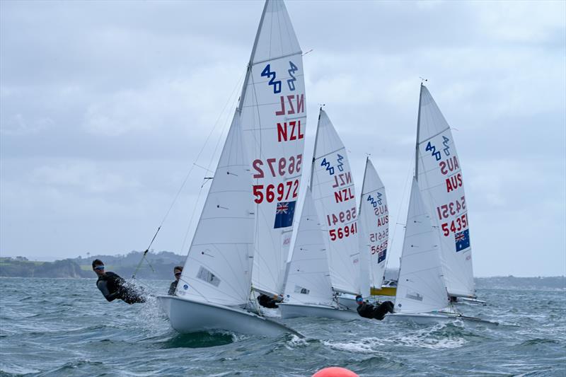 420 - NZ Youth Championships - Murrays Bay Sailing Club - October 2023  - photo © Chantelle Middleton/Salty Shot Photography
