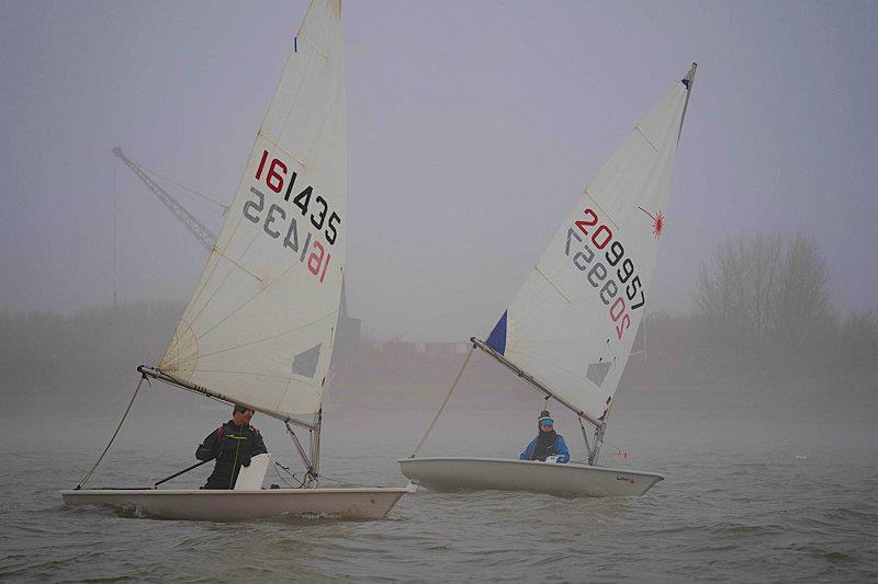 Otter Nathan Flynn and Nick Peel - fourth week of the RCYC Snow Globe photo copyright Petru Balau Sports Photography / sports.hub47.com taken at Royal Corinthian Yacht Club, Burnham and featuring the ILCA 6 class