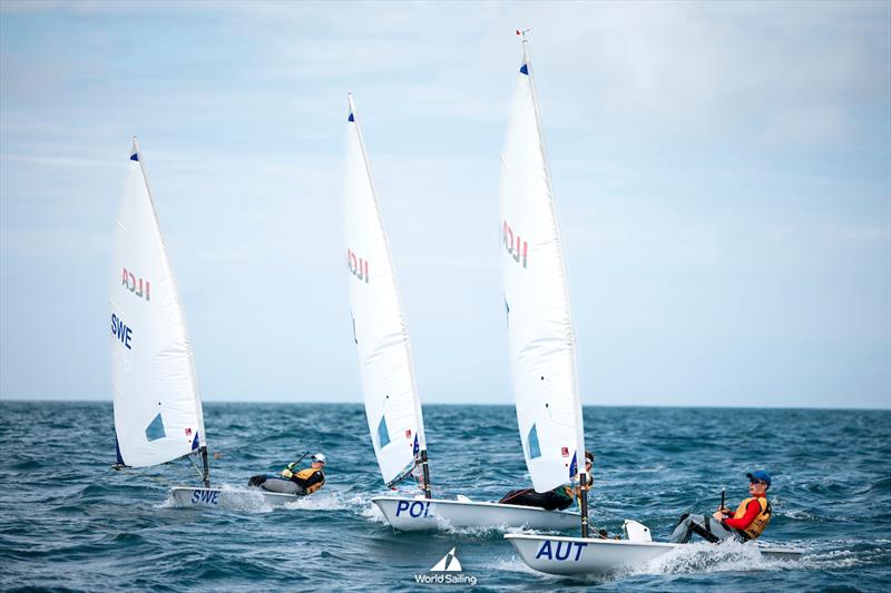 2023 Youth Sailing World Championships Day 2 photo copyright World Sailing taken at  and featuring the ILCA 6 class