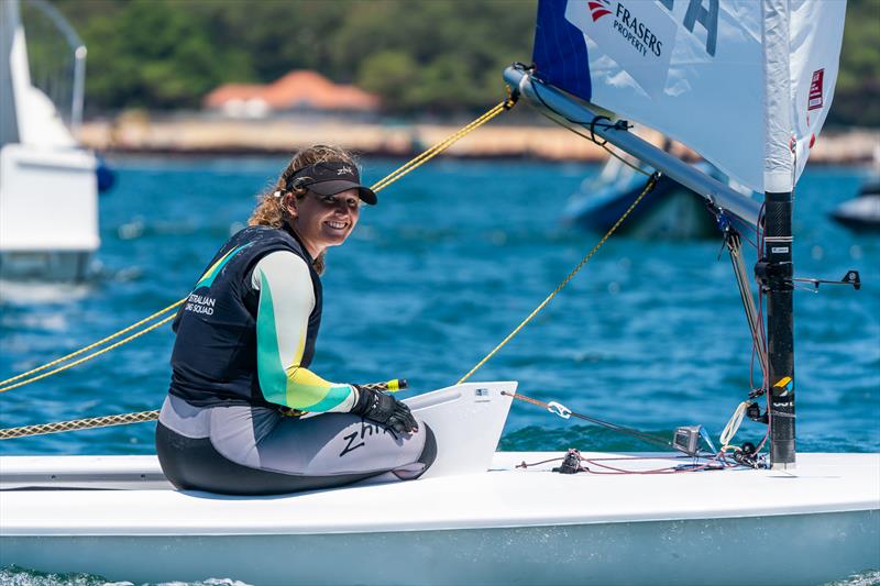 Sail Sydney Day 5: Elyse Ainsworth (AUS) sailing the ILCA 6 - photo © Beau Outteridge