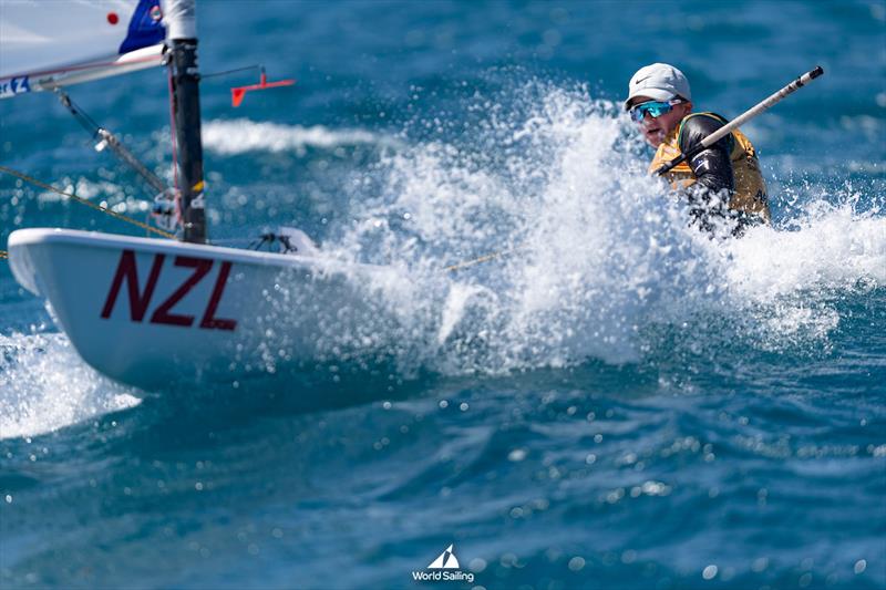 Boys ILCA 6 - Youth Sailing World Championships - December, 2023 - Buzios, Brazil photo copyright Gabriel Heusi / World Sailing taken at Iate Clube do Rio de Janeiro and featuring the ILCA 6 class