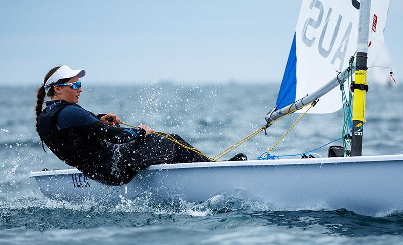 2024 ILCA Australian & Oceania Championships photo copyright Down Under Sail - Jack Fletcher taken at Adelaide Sailing Club and featuring the ILCA 6 class