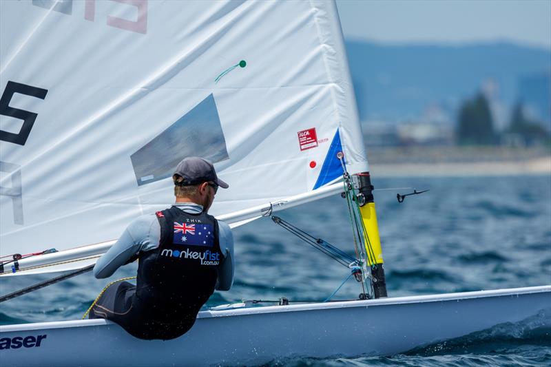 2024 ILCA Australian & Oceania Championships - Qualifying Day 2 photo copyright Jack Fletcher taken at Adelaide Sailing Club and featuring the ILCA 6 class