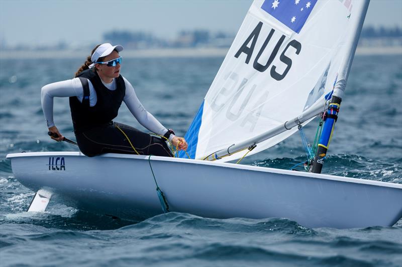 2024 ILCA Australian & Oceania Championships - Qualifying Day 2 photo copyright Jack Fletcher taken at Adelaide Sailing Club and featuring the ILCA 6 class