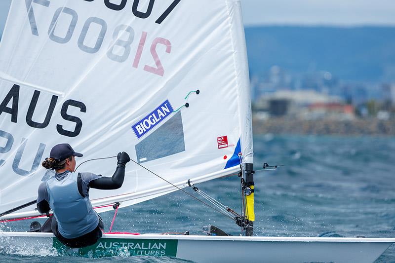 2024 ILCA Australian & Oceania Championships photo copyright Down Under Sail - Jack Fletcher taken at Adelaide Sailing Club and featuring the ILCA 6 class