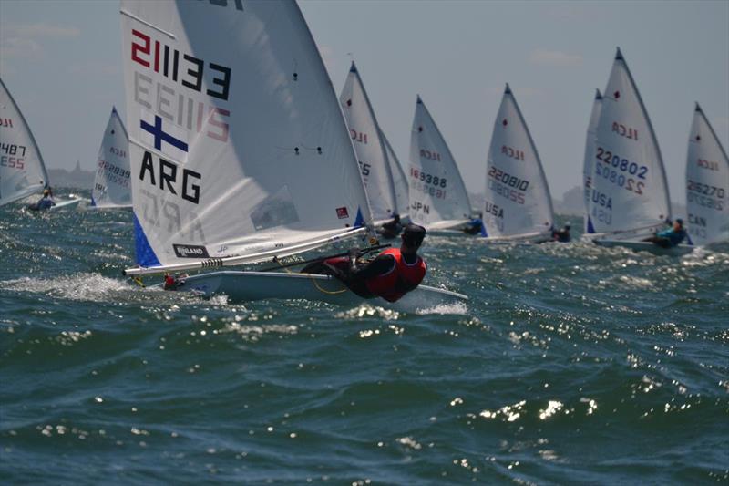 ILCA 6 Youth & Men's Worlds at Argentina Day 4 photo copyright Carolina Prado and Martina Brun taken at Yacht Club Argentino and featuring the ILCA 6 class