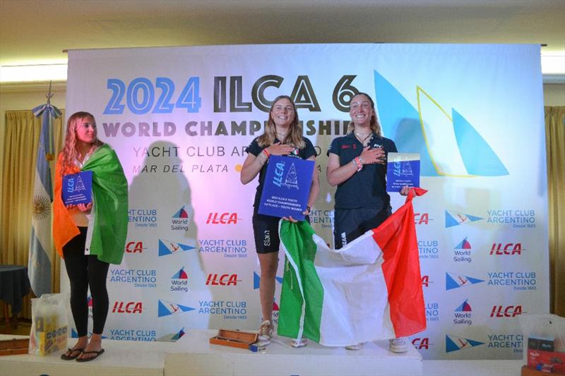 ILCA 6 Youth & Men's Worlds at Argentina Celebrations - photo © Carolina Prado and Martina Brun