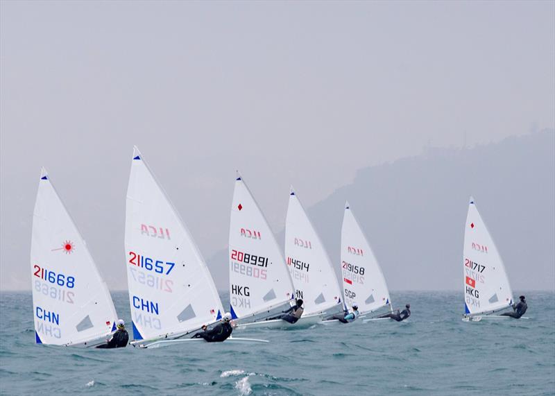 Sun Hung Kai & Co. Hong Kong Race Week 2024 practice race photo copyright RHKYC / Guy Nowell taken at Royal Hong Kong Yacht Club and featuring the ILCA 6 class