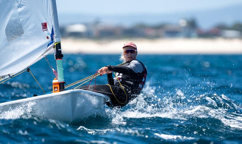 Svenja Weger says Adelaide has been a great venue to get back into sailing photo copyright Harry Fisher / Down Under Sail taken at Adelaide Sailing Club and featuring the ILCA 6 class