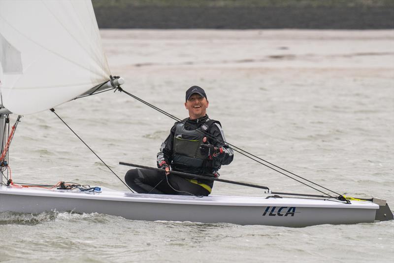 Nick Peel, Royal Corinthian Yacht Club, won his first race during Dinghy Easter Regatta  photo copyright Petru Balau Sports Photography / sports.hub47.com taken at Royal Corinthian Yacht Club, Burnham and featuring the ILCA 6 class