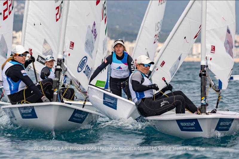 US Sailing Team at the 2024 Trofeo Princesa Sofía - Day 4 photo copyright Lexi Pline / US Sailing Team taken at Real Club Náutico de Palma and featuring the ILCA 6 class