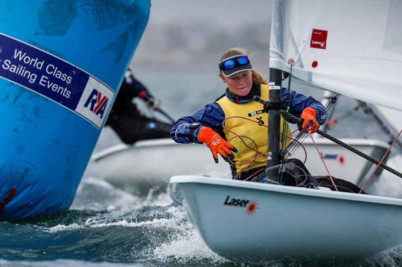 British Youth Sailing Team 2024: Amelie Hacker, ILCA 6 - photo © Paul Wyeth / RYA