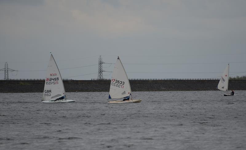 Derbyshire Youth Sailing at Burton photo copyright Dave Sanderson taken at Burton Sailing Club and featuring the ILCA 6 class