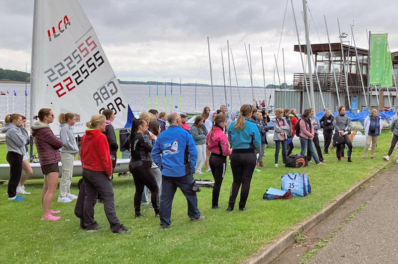 ILCA UK Women's Regatta weekend at Rutland photo copyright David Ellis taken at Rutland Sailing Club and featuring the ILCA 6 class