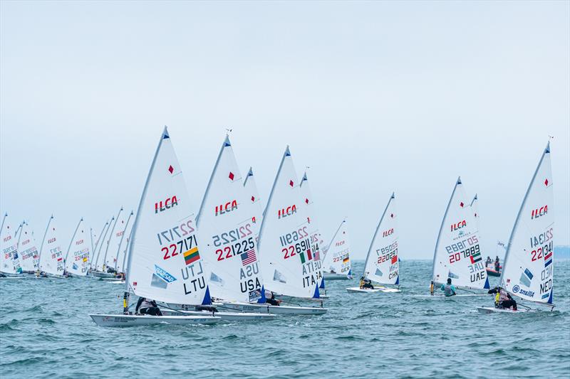 ILCA 6 Women's World Championships at Qingdao Day 5 photo copyright Kong XiangJing / ILCA taken at Qingdao Olympic Sailing Center and featuring the ILCA 6 class