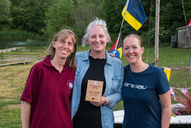 Heather Trollinger, Rachel Nicol, Julie West of the host club - Solo and Laser Open Meeting at Middle Nene - photo © David Livingstone