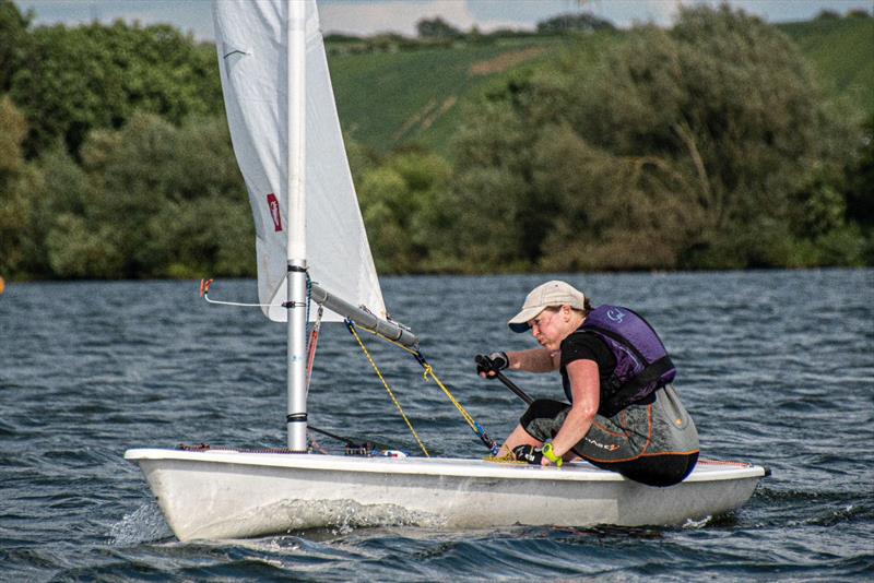 Julie West from the host club - Solo and Laser Open Meeting at Middle Nene photo copyright David Livingstone taken at Middle Nene Sailing Club and featuring the ILCA 6 class
