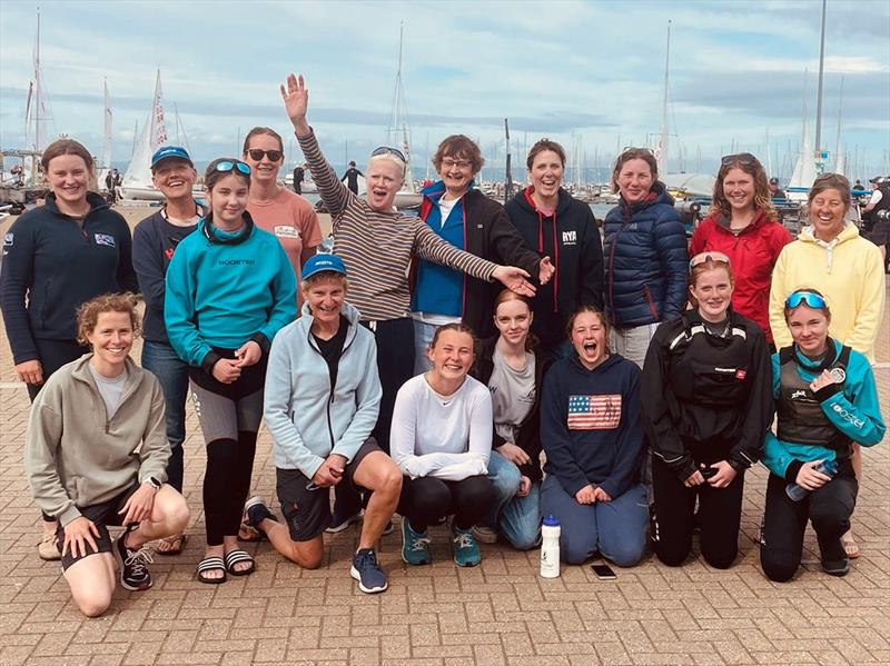 ILCA Women's Coaching Weekend at Weymouth photo copyright ILCA UK taken at Weymouth & Portland Sailing Academy and featuring the ILCA 6 class