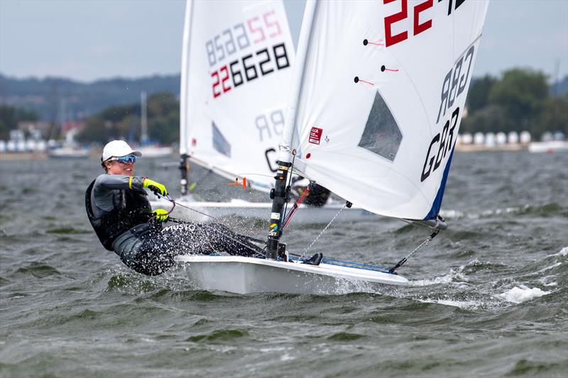 ILCA UK Youth Series Open, sponsored by Harken, at Parkstone Yacht Club photo copyright James Harle taken at Parkstone Yacht Club and featuring the ILCA 6 class