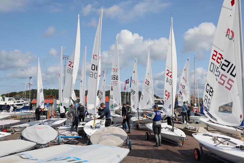 2025 ILCA Senior European Championships fleet gathers in Marstrand, Sweden - photo © Thom Touw Photography / EurILCA