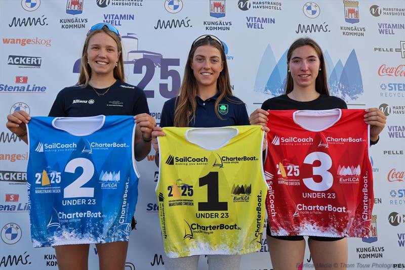 ILCA Senior European Championships in Marstrand, Sweden - ILCA 6 Women Under 23 Final Series Race Bibs - photo © Thom Thow / EurILCA