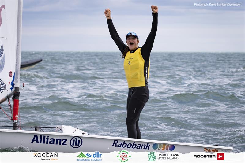 2025 ILCA Under-21 World Championships Day 6 photo copyright David Branigan / Oceansport taken at Royal St George Yacht Club and featuring the ILCA 6 class