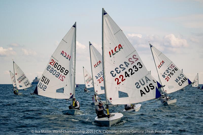 2025 ILCA Master World Championships at Formia, Italy photo copyright Matteo Garrone / Peak Production taken at Circolo Nautico Caposele and featuring the ILCA 6 class