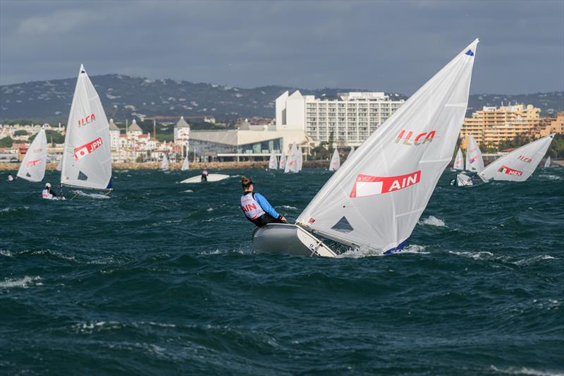 Youth Sailing World Championships 2025 at Vilamoura, Portugal Day 2 photo copyright João Costa Ferreira / World Sailing taken at Vilamoura Sailing and featuring the ILCA 6 class