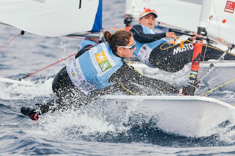 ILCA Under 21 World Championships in Lanzarote day 4 photo copyright SAILING ENERGY / Lanzarote Sailing Center taken at  and featuring the ILCA 6 class