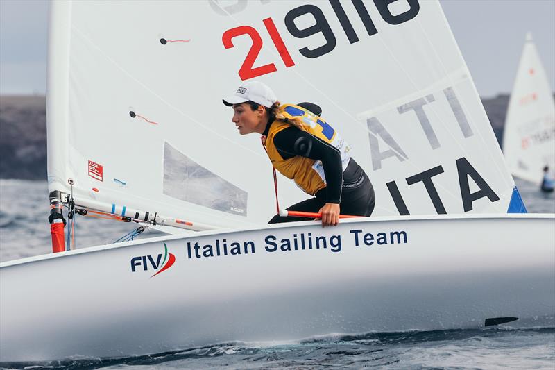 ILCA Under 21 World Championships in Lanzarote day 4 photo copyright SAILING ENERGY / Lanzarote Sailing Center taken at  and featuring the ILCA 6 class