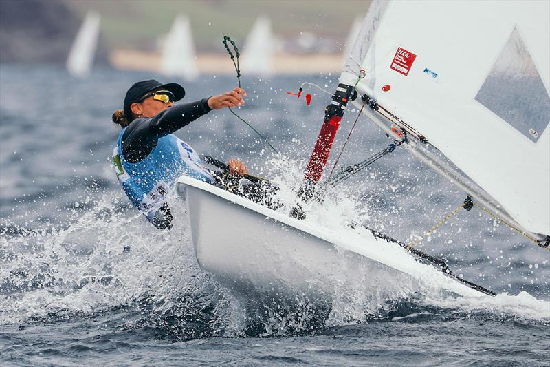 ILCA Under 21 World Championships in Lanzarote day 5 photo copyright SAILING ENERGY / Lanzarote Sailing Center taken at  and featuring the ILCA 6 class