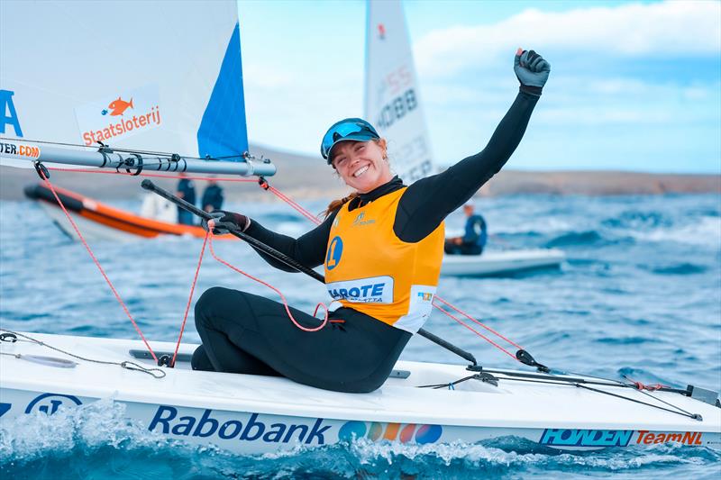 Maxime Jonker (NED) wins ILCA 6 fleet - Lanzarote International Regatta 2026 - photo © Sailing Energy / Lanzarote Sailing Center