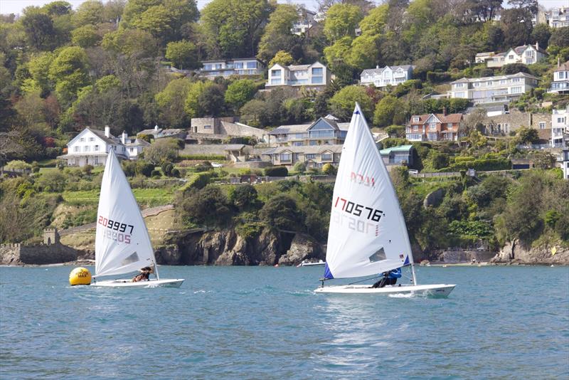 Salcombe Yacht Club Sailing Club Series Race 1 photo copyright Lucy Burn taken at Salcombe Yacht Club and featuring the ILCA 6 class