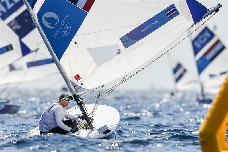 Sophia downwind Paris 2024 - photo © World Sailing