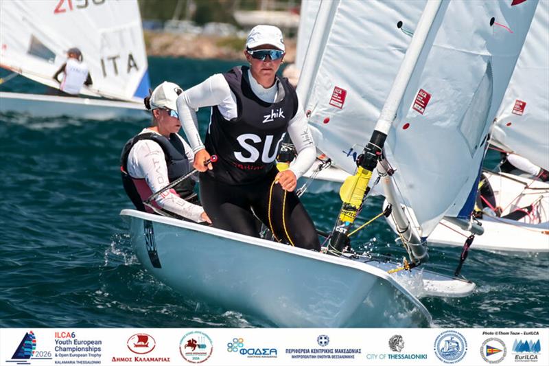 Day 2 - ILCA 6 Youth European Championships and Open European Trophy in Thessaloniki - photo © Thom Touw / www.thomtouw.com
