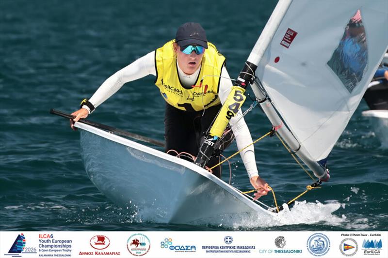 Day 2 - ILCA 6 Youth European Championships and Open European Trophy in Thessaloniki - photo © Thom Touw / www.thomtouw.com