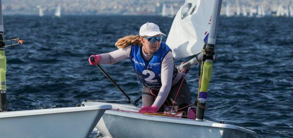 Day 5 - ILCA 6 Youth European Championships and Open European Trophy in Thessaloniki photo copyright Thom Touw / www.thomtouw.com taken at Nautical Club of Thessaloniki and featuring the ILCA 6 class