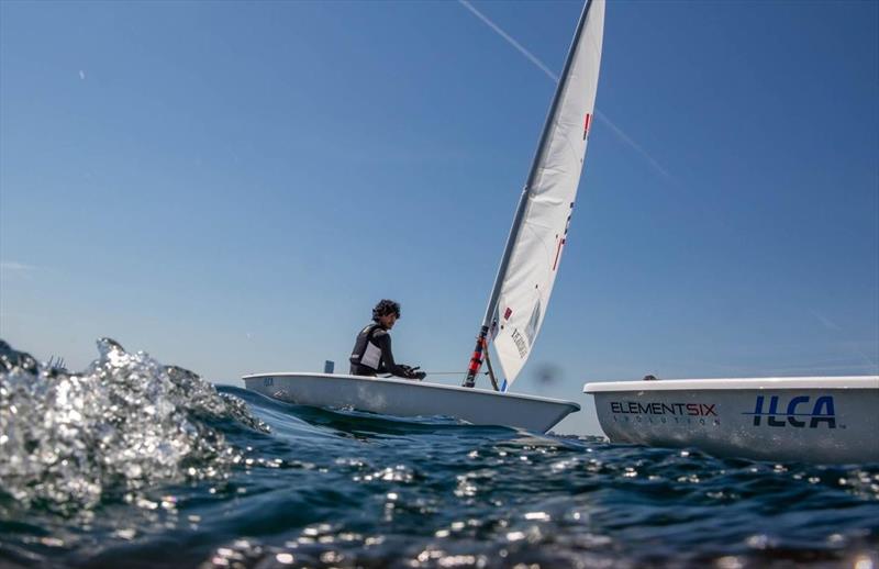 Kai Marks Dasent competing at the Youth World Championships - photo © SVG Sailing