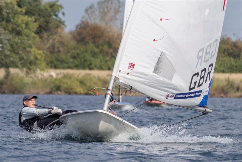 James Burton, overall winner - Junior and Youth open meeting at Notts County  photo copyright David Eberlin taken at Notts County Sailing Club and featuring the ILCA 6 class